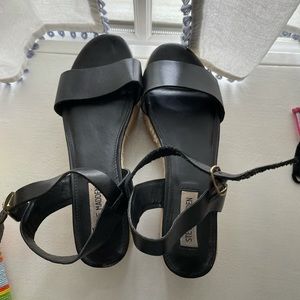 Steve Madden platform sandals.